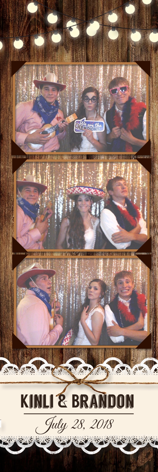 Kinli and Brandon's Wedding | View more photos from the event at gallery.photoboothbillings.com/u/PhotoBoothBillings/Kinli-and-Brandons-Wedding
